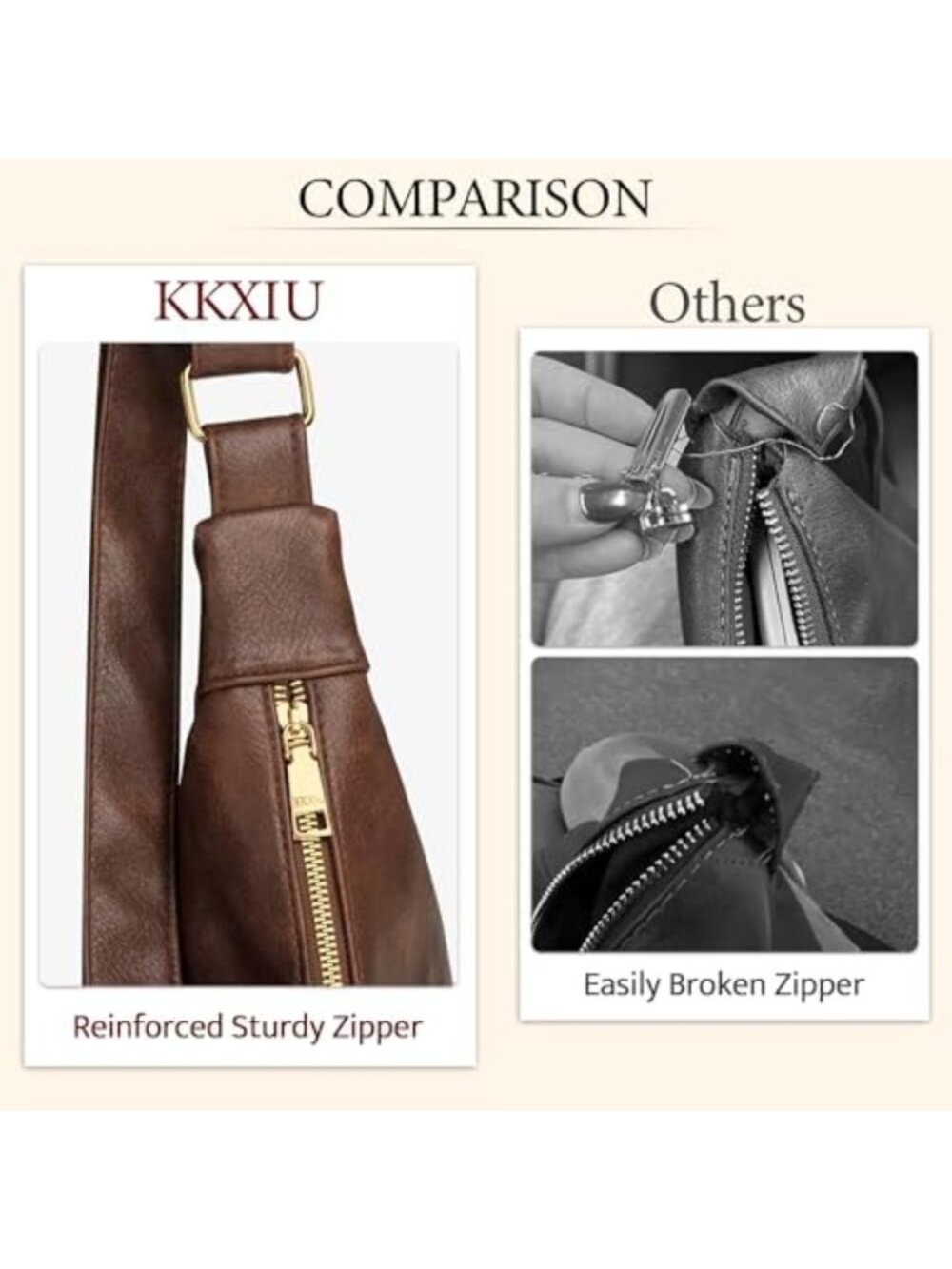 Chic Slouchy Hobo Bag | Stylish Shoulder Purse for Everyday Use & Travel - Picture 5 of 6